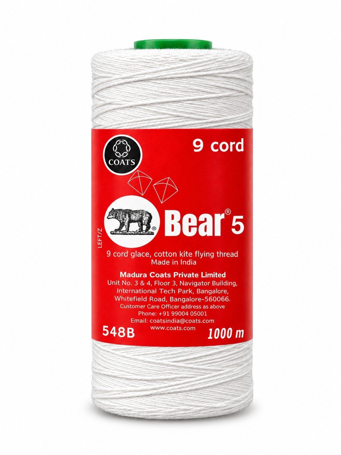 Bear 5 – 9 Cord Glazed Cotton Thread