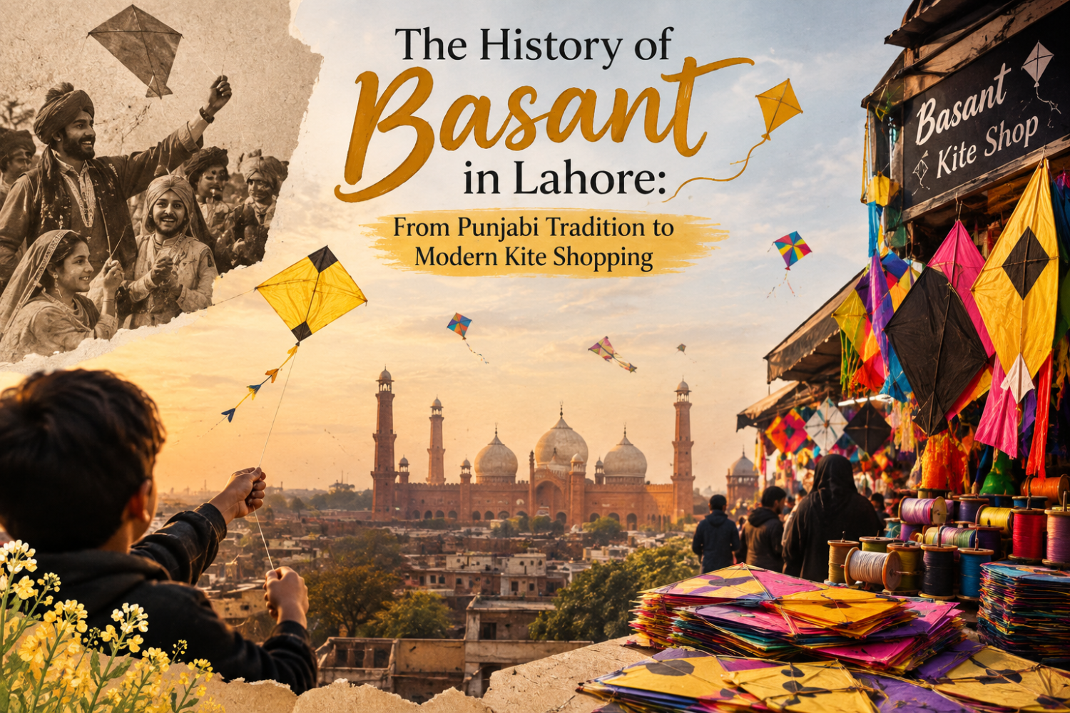 History of Basant in Lahore: From Punjabi Tradition to Modern Kite Shopping