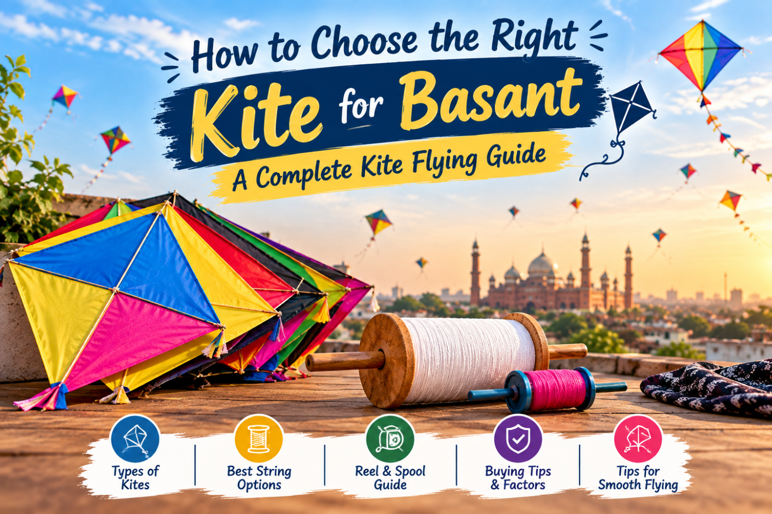 How to Choose the Right Kite for Basant: A Complete Kite Flying Guide